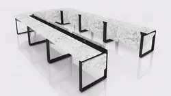 میز گردهمایی رک فریم تیپ 708U - مبلمان اداری آبادیس هنر پردازش فضا