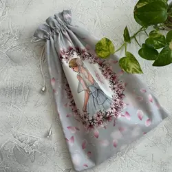 کیسه سبزی مخمل حنانه – طرح 66