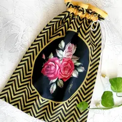 کیسه سبزی مخمل درین- طرح 13