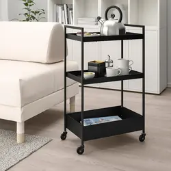 ترولی مشکی ایکیا مدل NISSAFORS