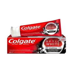 خمیردندان زغالی کلگیت Optic white charcoal
