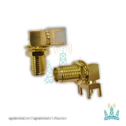 کانکتور SMA مادگی 90 درجه رو بردی پنلی