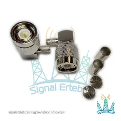 کانکتور TNC سرکابلی نری نود درجه مناسب کابل LMR200