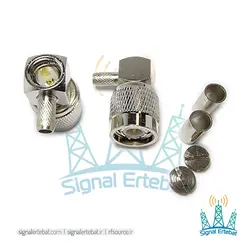 کانکتور TNC سرکابلی نری نود درجه مناسب کابل LMR200