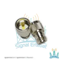 مبدل N-TYPE مادگی به PL)UHF) نری