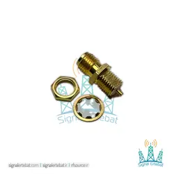 کانکتور SMA مادگی پنلی مهره ای مستقیم
