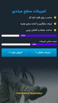 برنامه سطح پایه کلیستنیکس
