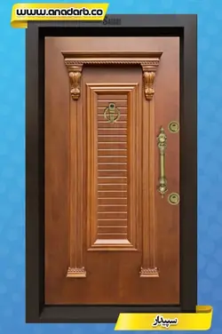 درب ضد سرقت مدل سپیدار روکش چوب راش - درب ضد سرقت خرید ، قیمت و مشخصات