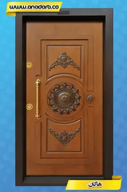 درب ضد سرقت مدل هاکان روکش چوب راش - درب ضد سرقت خرید ، قیمت و مشخصات