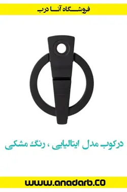 درکوب درب ضد سرقت مدل ایتالیایی رنگ مشکی - درب ضد سرقت خرید ، قیمت و مشخصات