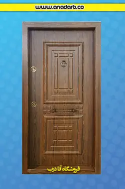 درب ضد سرقت مدل دو رو فلزی آبنوس رنگ دکورال - درب ضد سرقت خرید ، قیمت و مشخصات