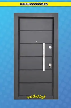 درب ضد سرقت مدل دو رو فلزی کد 512 رنگ مشکی - درب ضد سرقت خرید ، قیمت و مشخصات