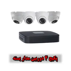 پکیج دوربین مدار بسته 4 عددی AHD