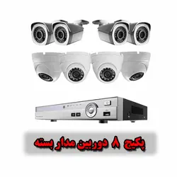 پکیج دوربین مداربسته 8 عددی AHD