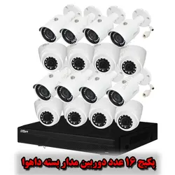 پکیج دوربین مداربسته دیجیتال داهوا 16عددی
