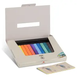 پاستل گچی لفاف دار 12 رنگ پریمو - رنگ چین