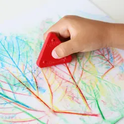 مداد شمعی مثلثی 12 رنگ پریمو - رنگ چین