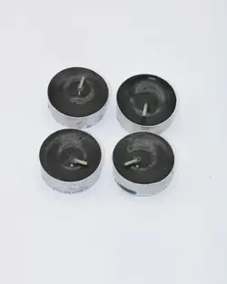 شمع  وارمر مشکی (سکه ای) تکی