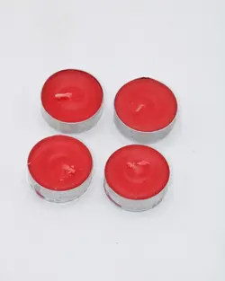 شمع  وارمر قرمز (سکه ای) تکی