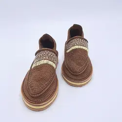 گیوه زنانه (قهوه ای خط چین)