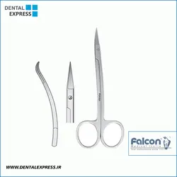 قیچی ایریس دسته خم دار Falcon- La grange