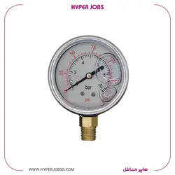 گیج فشار بزرگ دستگاه تصفیه آب