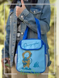 کیف غذا برزنتی عایق دار طرح پسر غواص