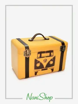 چمدان چوبی سایز 5 طرح برگ، آناناس،فولکس واگن، SWEET HOME