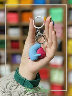 جاکلیدی دست ساز سرامیکی عروسک آغوش