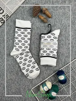 جوراب ساقدار بافت طرح کاموا