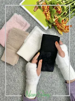 دستکش نیم پنجه موهری