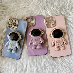 کاور آیفون مدل فضایی همراه با پاپ سوکت(پایه گوشی)