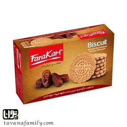 بیسکوییت آرد جو شیرین شده با شهد خرما 350 گرمی - آجیل و خشکبار توانا