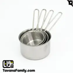 پیمانه 4 تایی استیل 405 - آجیل و خشکبار توانا