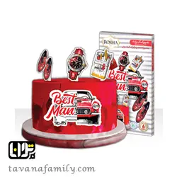 تصویر کیک و تاپر فانتزی مردانه 5 روشا - آجیل و خشکبار توانا