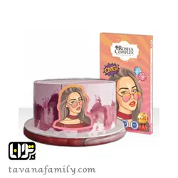 تصویر کیک و تاپر فانتزی زنانه 2 روشا - آجیل و خشکبار توانا