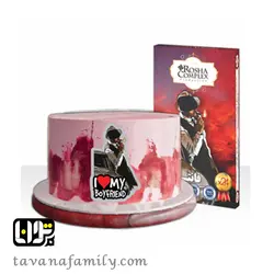 تصویر کیک و تاپر فانتزی مردانه 2 روشا - آجیل و خشکبار توانا