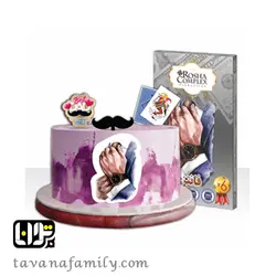 تصویر کیک و تاپر فانتزی مردانه 1 روشا - آجیل و خشکبار توانا