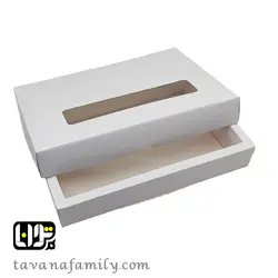 جعبه باقلوا 18*29 با پنجره - آجیل و خشکبار توانا