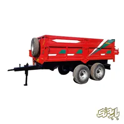 قیمت تریلی تراکتور - خرید تریلی دو چرخ تک محور دو چرخ 3.5 تن