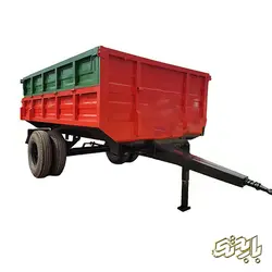 قیمت خرید تریلی دو چرخ تک محور پشت تراکتوری 4/5 تن اتاق بزرگ