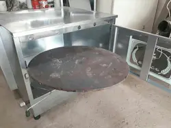 تنور گازی خانگی جوجه گردان دار 55*60*60