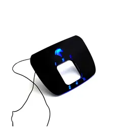 قاب دور دنده نورانی سمند | فلاپ دو دنده چراغدار | لوازم نورپردازی داخل خودرو | فروشگاه خاص