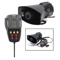 آژیر پلیسی 100 وات برای ماشین و موتور سیکلت - قیمت و خرید آژیر پلیسی میکروفن دار