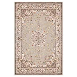 روفرشی کشدار کد ۰۲۵ طرح فرش گل دار ایرانی