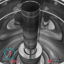 سماور گازی ۱۲۰ لیتری تنوره دار