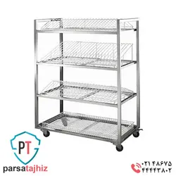ترولی آبچکان دار 4 طبقه