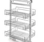 سبد سوپری کابینت وسط ریل A619 آدلان-قیمت سبد سوپری کابینت-جدیدترین مدل اکسسوری کابینت