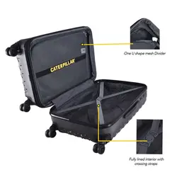 چمدان مسافرتي كاترپيلار در سه سايز ( S-M-L ) کد001 - کفش caterpillartehran