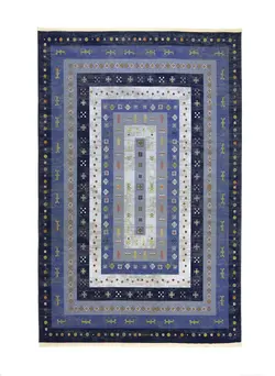 فرش ماشینی مرینوس طرح گبه کد 600105